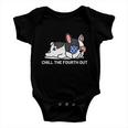 French Bulldog Funny 4Th Of July Gift For Frenchie Lover Baby Onesie