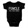 Funcle The Fun Uncle Army Stars Tshirt Baby Onesie