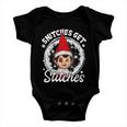 Funny Christmas Snitches Get Stitches Tshirt Baby Onesie