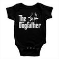 Funny Dog Father The Dogfather Tshirt Baby Onesie