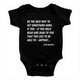 Funny Joe Biden Anyway Quote March 2021 Speech Sarcastic Tshirt Baby Onesie