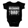 Funny Mechanic Dad Tshirt Baby Onesie