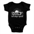 Funny Vintage Golf Eat Sleep Repeat Golfing Fan Baby Onesie