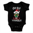 Go Elf Yourself Funny Christmas Tshirt Baby Onesie