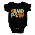 Grand Paw Funny Dog Grandpa Tshirt Baby Onesie