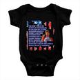 Happy 4Th Of July Merica Funny Joe American Flag V2 Baby Onesie