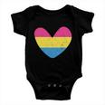 Heart Lgbt Gay Pride Lesbian Bisexual Ally Quote V2 Baby Onesie