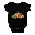 Hey There Pumpkin Thanksgiving Quote Baby Onesie