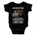 I Dont Care V2 Baby Onesie