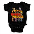 I Teach Superheroes Baby Onesie