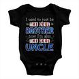 I Used To Just Be The Cool Big Brother Now Im The Cool Uncle Tshirt Baby Onesie