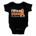 I Wear Orange For Someone I Love Leukemia Tshirt Baby Onesie