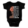 Im A November Woman I Have 3 Sides Birthday Baby Onesie