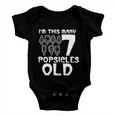 Im This Many Popsicles Old Funny Birthday For Men Women Cute Gift Baby Onesie