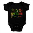 Its The Juneteenth For Me Freegiftish Since 1865 Independence Gift Baby Onesie