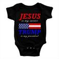 Jesus Savior Trump President Baby Onesie