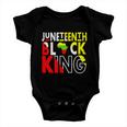 Juneteenth Black King Emancipation Day Melanin Black Pride Gift Baby Onesie