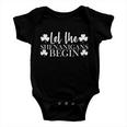 Let The Shenanigans Beginst Pattys Day Party Baby Onesie