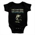 Lets Eat Kids Punctuation Saves Lives Grammar Teacher Funny Gift Baby Onesie