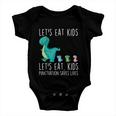 Lets Eat Kids Punctuation Saves Lives Grammar Teacher Funny Great Gift Baby Onesie