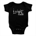 Love To Bang Design Tshirt Baby Onesie
