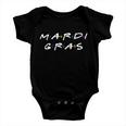 Mardi Gras Friends Tshirt Baby Onesie