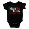 Mean Tweets 2024 Pro Donald Trump 24 Funny Anti Biden Tshirt Baby Onesie