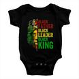 Mens Juneteenth Fathers Day Black Father King African American Baby Onesie