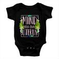 Mind Your Own Uterus Pro Choice Womens Rights Feminist Gift Baby Onesie