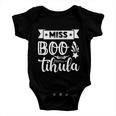 Miss Boo Tihula Funny Halloween Quote Baby Onesie