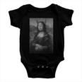 Mona Lisa Devil Painting Baby Onesie