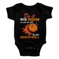 Motivational Basketball Quotes Basketball Lover Basketball Fan Baby Onesie