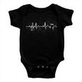 Music Heartbeat Pulse Tshirt Baby Onesie