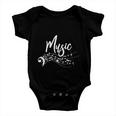 Music Notes V2 Baby Onesie