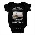 My Son Is On Uss Paul Hamilton Ddg Baby Onesie