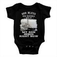 My Son Is On Uss Russell Ddg Baby Onesie