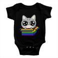 Pride Month Gay Cat In The Lgbt Baby Onesie