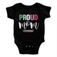 Queer Proud Mom Gay Pride Lgbt Mothers Day Abrosexual Great Gift Baby Onesie