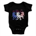 Red White Blue Trex Firework 4Th Of July Graphic Plus Size Shirt For Men Women Baby Onesie