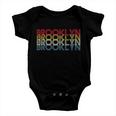 Retro Brooklyn Logo Tshirt Baby Onesie