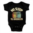 Retro No Sleep Til Brooklyn Baby Onesie