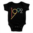 Retro Vintage 1992 30Th Birthday Baby Onesie