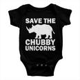 Save The Chubby Unicorns Tshirt Baby Onesie