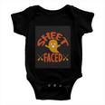 Sheet Faced Ghost Halloween Quote Baby Onesie