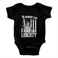 Statue Of Liberty Funny 4Th Of July American Flag Baby Onesie