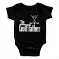 The Golffather Funny Golfing Father Lover Best Dad By Par Fathers Day Baby Onesie