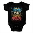 The Man Myth Legend 1942 Aged Perfectly 80Th Birthday Tshirt Baby Onesie