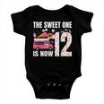 The Sweet One Is Now 12 Years Old 12Th Birthday Ice Cream Baby Onesie