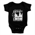 Therapy Mountain Biking Tshirt Baby Onesie