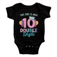 This Girl Is Now 10 Double Digits Gift Baby Onesie